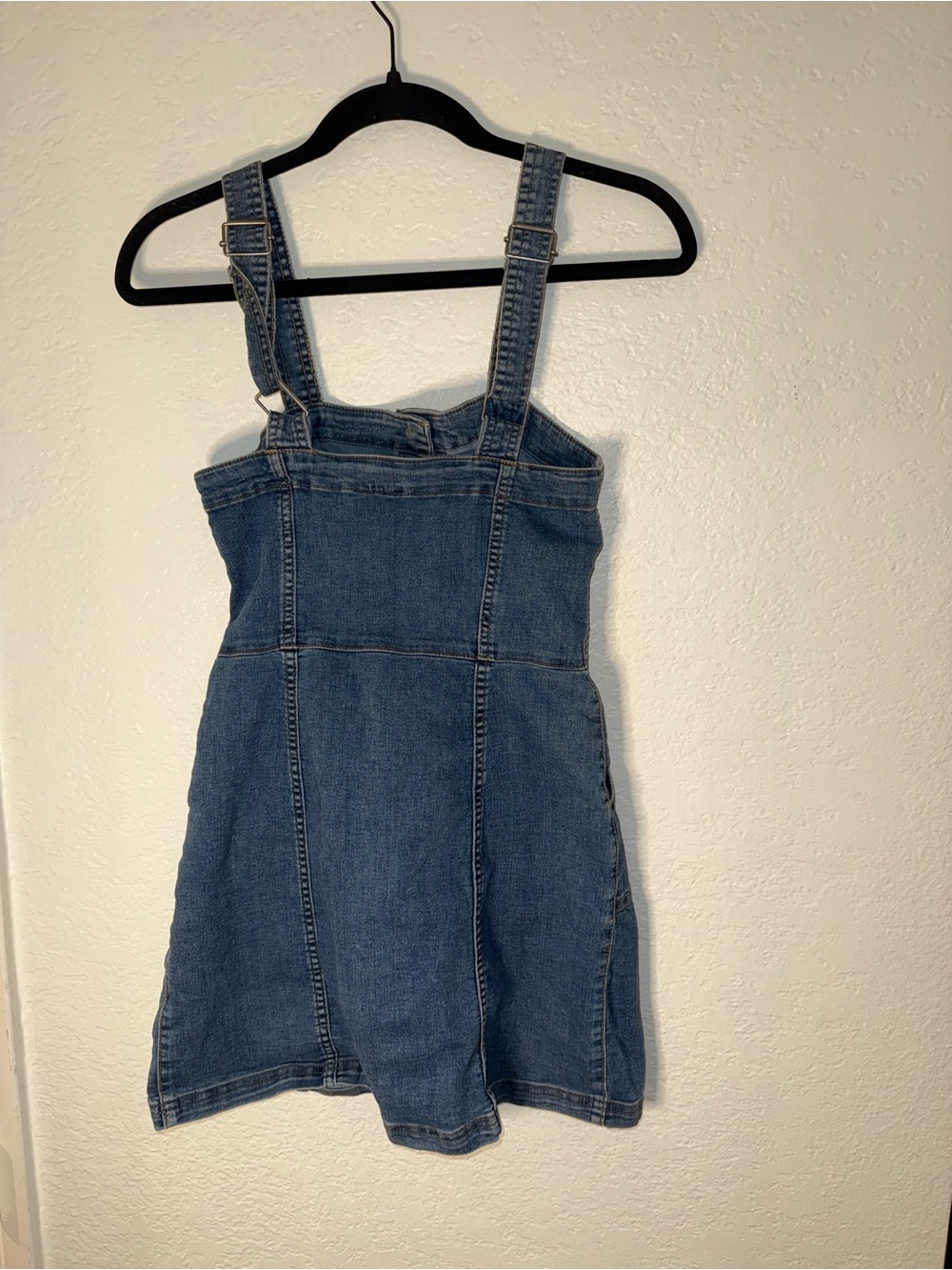 Divided Denim Button-Front Mini Dress - Blue - Picture 2 of 4